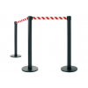 Industrial plastic pole with INDUSTRY strap