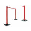 Industrial plastic pole with INDUSTRY strap