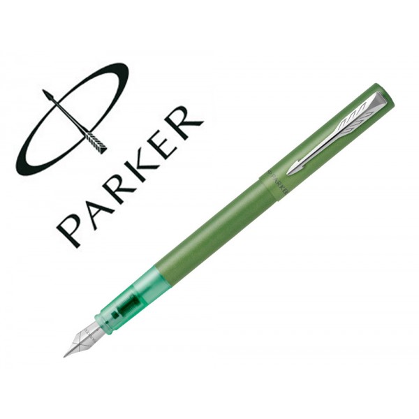 Caneta parker vector xl verde aparo f