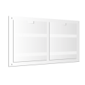 2xA4 Vertical communication panels