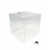 Urna acrílica con cerradura 300x300x300mm
