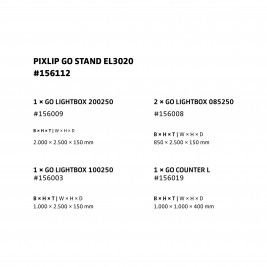 Kit de support H 1x1x2x1