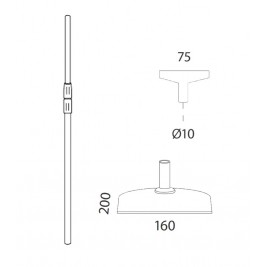 Metal Base Stand