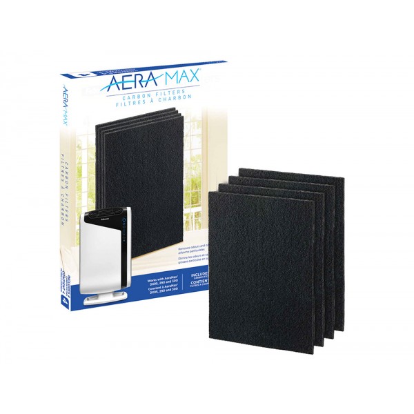 Filtro de carbono fellowes para purificador dx 95 pack de 4 unidades