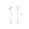 Soporte para tableta con pies ajustables