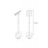 Soporte para tableta con pies ajustables
