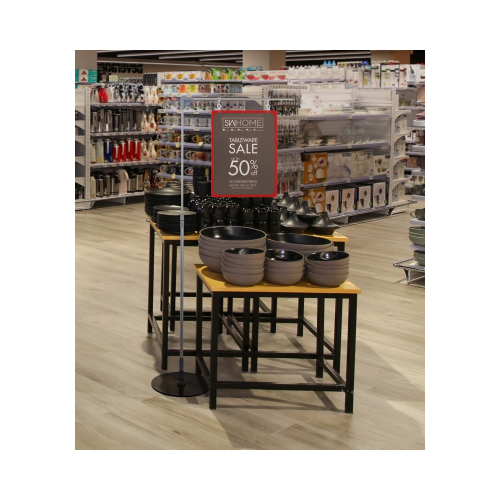 Support en forme de L