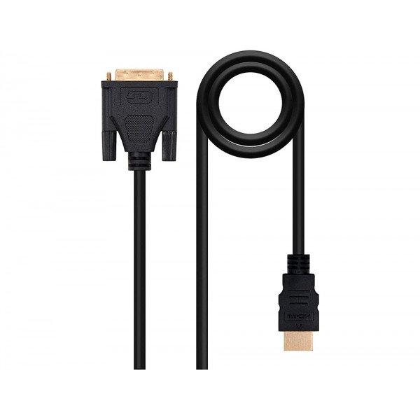 Cabo dvi nanocable a hdmi dvi181 m hdmi a m cor preto comprimento 18 m