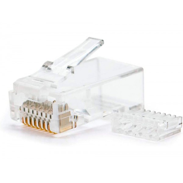 Conector nanocable rj45 8 fios categoria 6