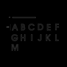 Classic wall signs - Signage - Capital letters