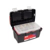 Caja de herramientas de plástico y aluminio