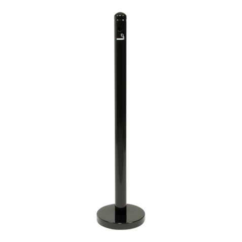Black ashtray pole - Smoker Poles