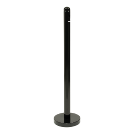 Poste cenicero negro - Postes para fumadores