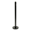 Poteau cendrier noir - Poteaux fumeurs