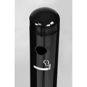 Black ashtray pole - Smoker Poles