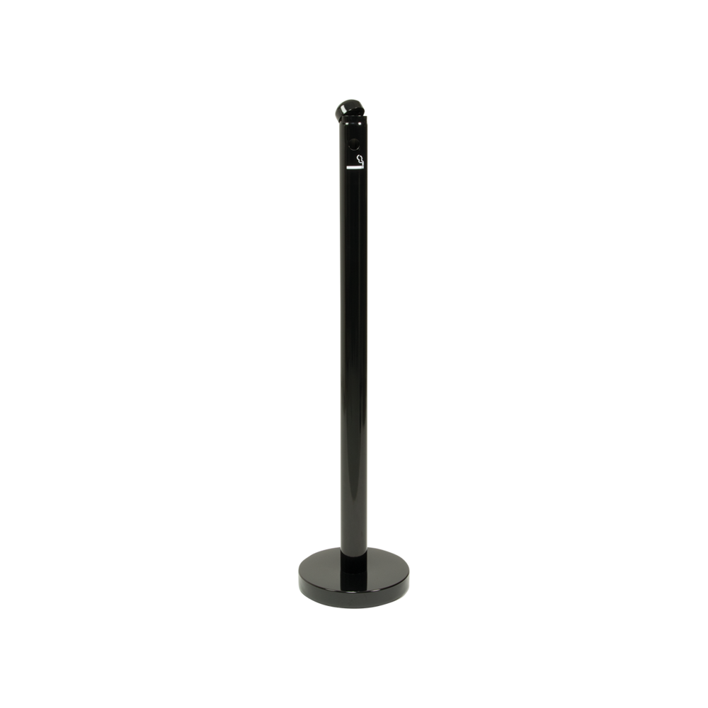 Black ashtray pole - Smoker Poles