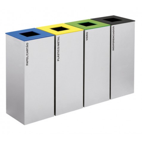 ECO Ecopoint avec 4 unités peintes 4X40L ECO Ecopoint avec 4 unités peintes 4X40L