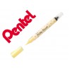 Pincel pentel milky brush cor pastel amarelo