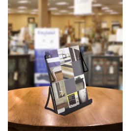 Porte-brochures en métal plié à la main - Porte-brochures en métal plié à la main