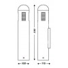 Cenicero de pared tubular de 1 litro