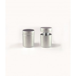 Pack of 4x 19x19 gray aluminum spacers