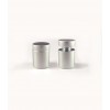 Paquete de 4 separadores de aluminio gris 19x19