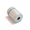 Paquete de 4 separadores de aluminio gris 19x19