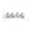 Pack of 4x 19x19 gray aluminum spacers