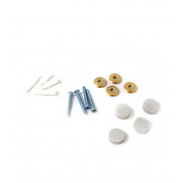 Pack of 4x 19x19 gray aluminum spacers