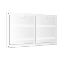 2xA4 Vertical Communication Panels with Flaps