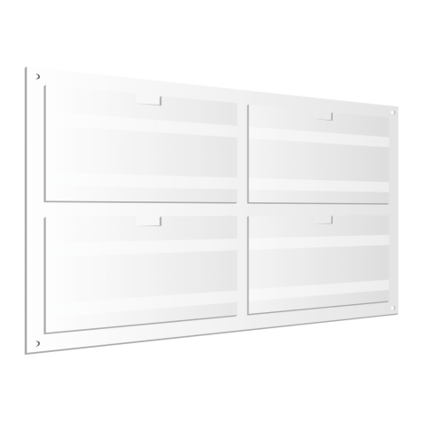 4xA4 Horizontal Communication Panels with Flaps 4xA4 Horizontal Communication Panels with Flaps
