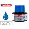 Tinta marcador edding quadro branco btk 25 cor azul frasco de 25 ml