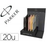 Expositor 20 esferograficas parker jotter xl monocromo aco ct em estojo