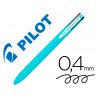 Esferografica pilot supergrip g 4 cores retratil tinta base de oleo corpo cor azul claro