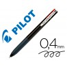 Esferografica pilot supergrip g 4 cores retratil tinta base de oleo corpo cor preto