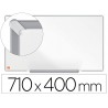 Quadro branco nobo ip pro 32 lacado magnetico 710x400 mm