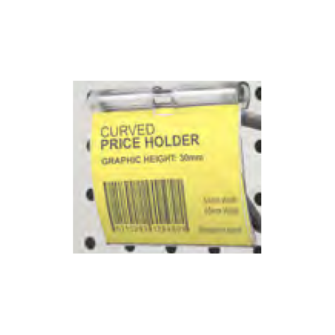Curved price tag, 53mm Curved price tag, 53mm