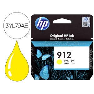 Tinteiro hp 912 officejet 8010 8020 8035 amarelo 315 pag