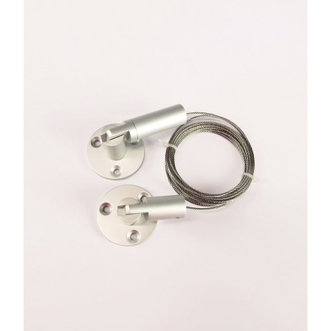 CÂBLE ACIER 1.5MM 3M AVEC COUDE POUR MUR ET PLAFOND EN ALUMINIUM CÂBLE ACIER 1.5MM 3M AVEC COUDE POUR MUR ET PLAFOND EN ALUMINIUM