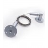 CÂBLE ACIER 1.5MM 3M AVEC COUDE POUR MUR ET PLAFOND EN ALUMINIUM