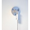CABLE DE ACERO 1,5MM 3M CON CODO PARA PARED Y TECHO DE ALUMINIO