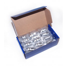 4X PAQUET DE CLIPS EN ALUMINIUM