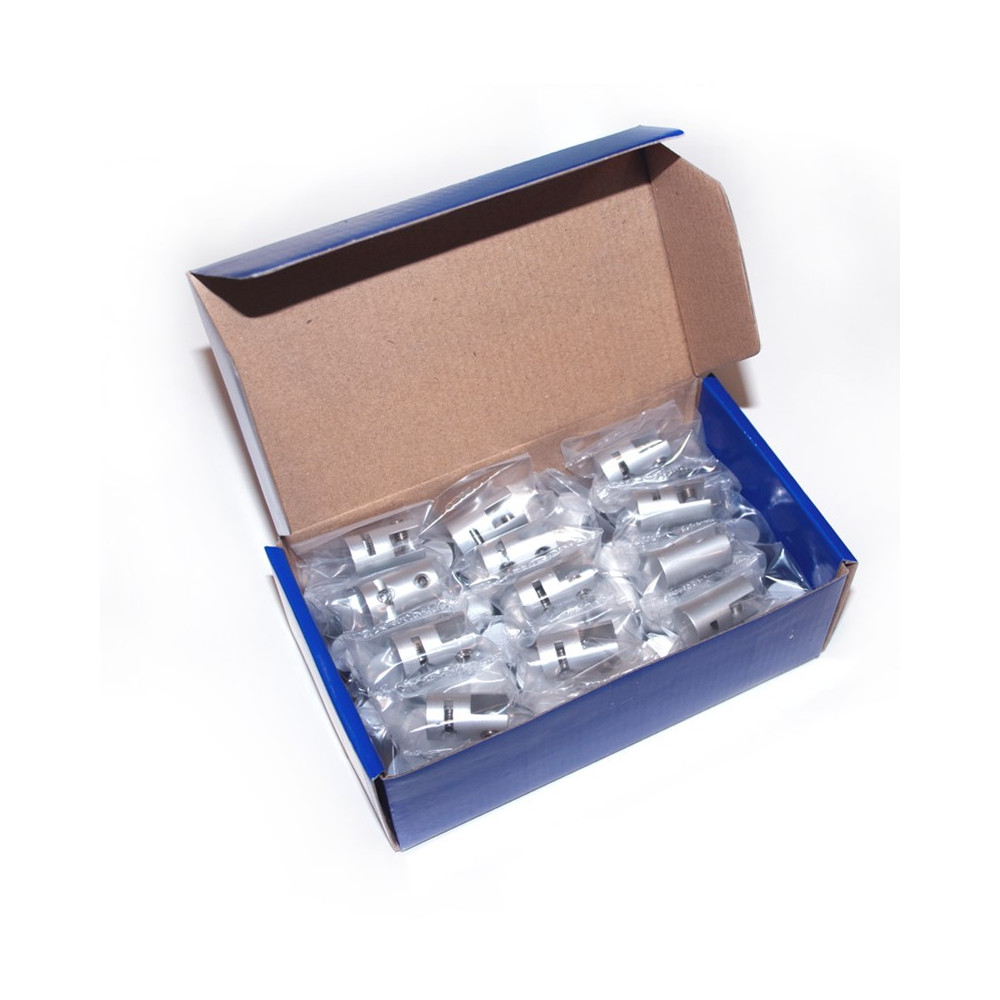 4X PAQUET DE CLIPS EN ALUMINIUM