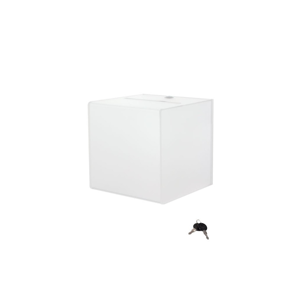 Urna Opaca com Fechadura