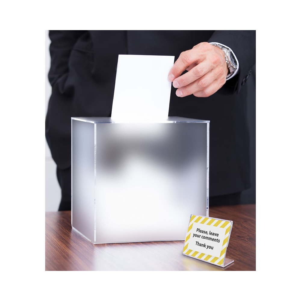 Urne opaque avec serrure