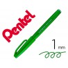 Marcador pincel pentel touch para caligrafia cor verde azeitona