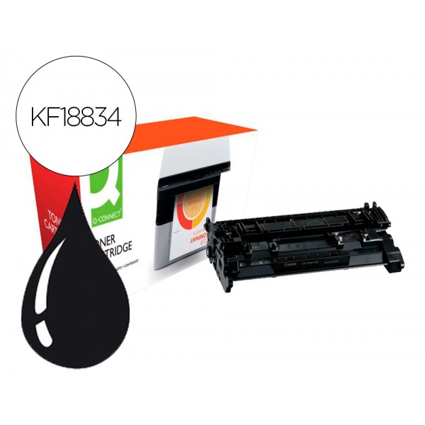 Toner compativel q connect canon lbp214 hy i sensys lbp 212 214 215 alto rendimento preto 9200 paginas