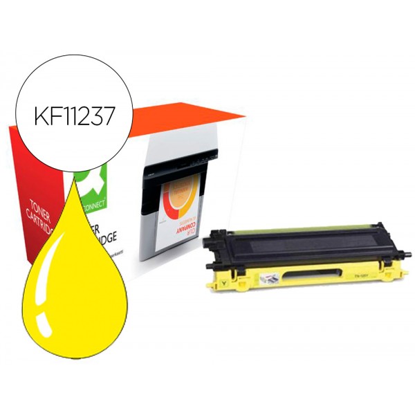 Toner compativel q connect brother tn423y hl l8260 8360 amarelo 4000 paginas