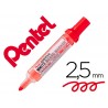 Marcador pentel para quadro branco easyflo recarregavel cor vermelho