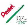 Esferografica pentel izee ponta de 07mm retratil cor verde